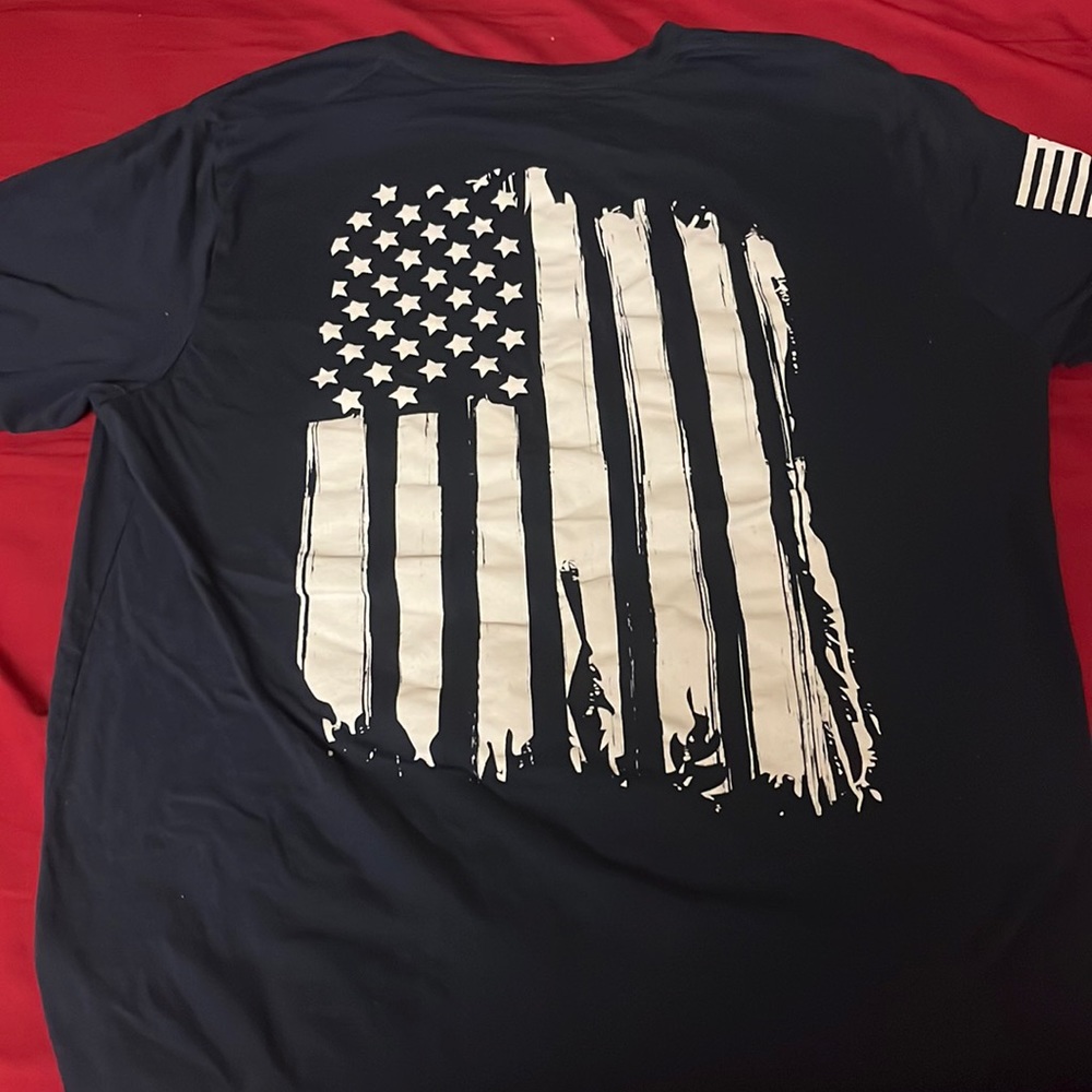 Nine line flag t shirt